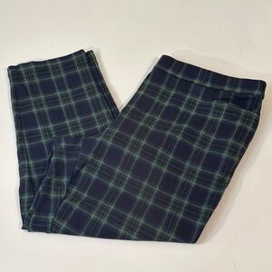 SUSAN GRAVER WEEKEND WOMENS PLAID PANTS